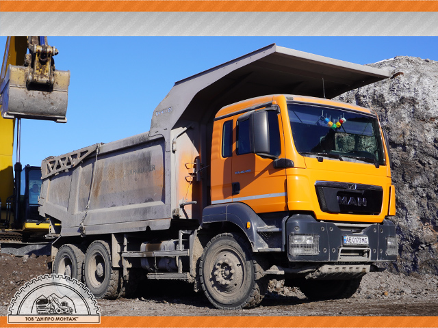Самосвал MAN TGS 40.480, Услуги, аренда спецтехники, строительной техники, Украина, Днепр