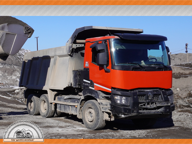 Самосвал RENAULT K430.44, Услуги, аренда спецтехники, строительной техники, Украина, Днепр
